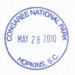 [EN] Congaree National Park stamp.
[PL] Stempel Parku Narodowego Congaree.