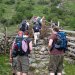 Over the stile at the foot of Sour Milk Gill.