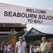 The Seabourn Sojourn was gracefully-welcomed to Padang Bay, Bali