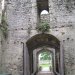 As you walk through the Gatehouse turn around and look back at it. From here you can see how it would have formed a series of obstacles to prevent unwanted people from entering the castle.