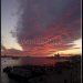 Venise, coucher de soleil sur le bassin St Marco