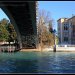 Venise, ponte d&#039;Accademia déplacement en vaporetto