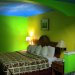 THE brightest painted hotel room I have ever seen...  Feels like I'm inside an open-air Subway Shop...