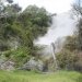 Steam erupts from the Waikite Valley
