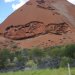 Le monolithe d'Uluru est un site sacré des aborigènes, ils lui vouent un grand respect et, bien que leurs rites demeurent secrets, on sait que deux sites d'Uluru sont d'une haute importance religieuse : l'un pour les femmes âgées, l'autre pour les hommes les plus initiés, qui y convergent par centaines lors de rares cérémonies.