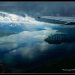 Le bras de mer entourant l'île de Tromsoya, les nuages reviennent au galop!