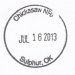 [EN] Chickasaw National Recreation Area Administrative Office stamp.
[PL] Stempel dostępny w Biurze Narodowego Obszaru Rekreacyjnego Chickasaw w mieście Sulphur.