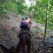 [EN] Danka and her mule on the trail.
[PL] Danka i jej muł na szlaku.
