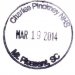 [EN] Charles Pinckney National Historic Site stamp.
[PL] Stempel Narodowego Miejsca Historycznego poświęconego Charlesowi Pinckneyowi.