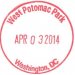 [EN] West Potomac Park stamp.
[PL] Stempel Parku Zachodniego Potomaku.