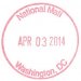 [EN] National Mall stamp.
[PL] Stempel parku National Mall.