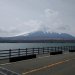 「富士五湖から見た富士山」。山中湖。