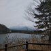 「富士五湖から見た富士山」。精進湖。