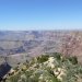 Unser erster Blick in den Grand Canyon: Unglaubliche Dimensionen, da hätte ein kleinerer Kanton locker Platz darin, z.B. Schaffhausen ;-)