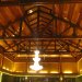 The wooden roof frame in HAGL Hotel's main hall