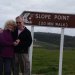 [EN] Slope Point. We are in the Roaring Forties and the wind from the west was ferocious.
[PL] Slope Point. Jesteśmy w Ryczących Czterdziestkach i zachodni wiatr był bardzo silny.